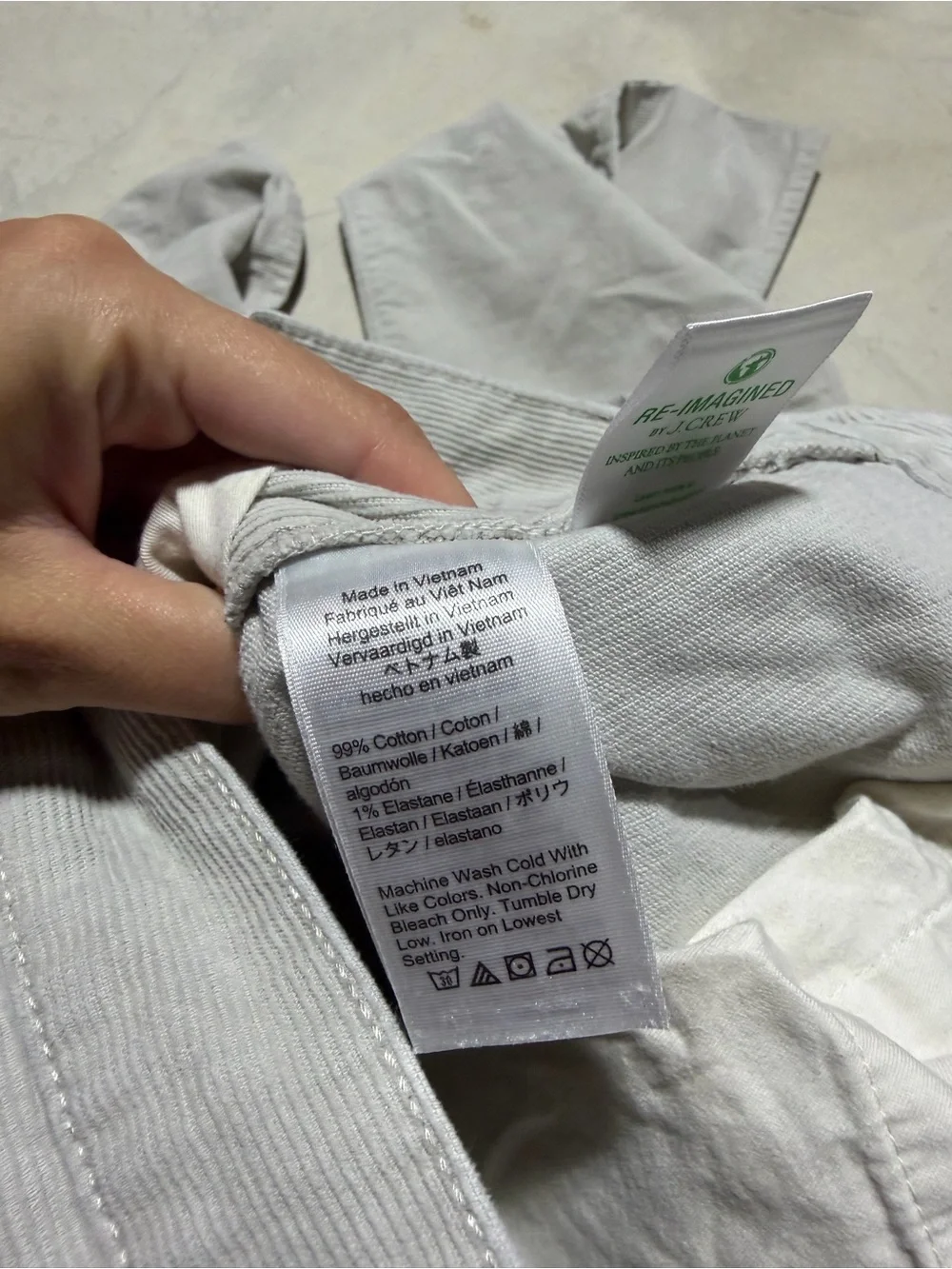 J. Crew Men's Light Gray Pants 770 33x32